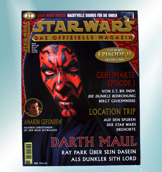 Star Wars - das offizielle Magazin vom OZ Verlag Nr. 18: Darth Maul - Ray Park über sein Dasein